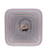 سرویس 5 تایی ظرف نگهدارنده مربع ویرو مدل 220