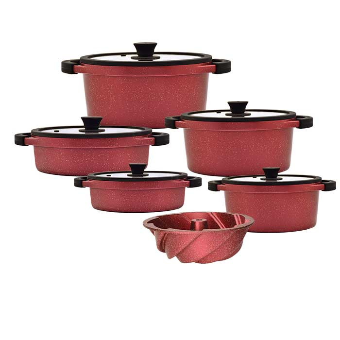 سرویس پخت و پز 11 پارچه زرساب مدل منارک پلاس کد MP8500