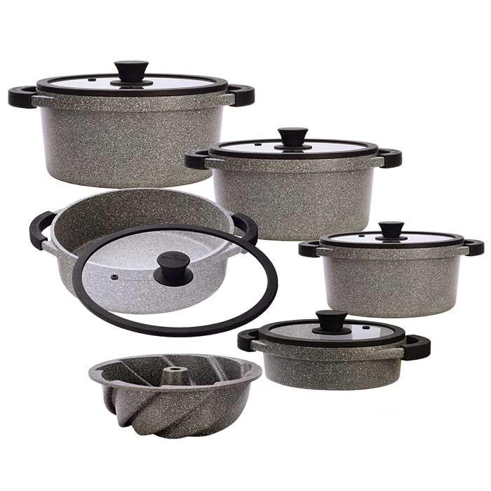 سرویس پخت و پز 11 پارچه زرساب مدل منارک پلاس کد MP8500