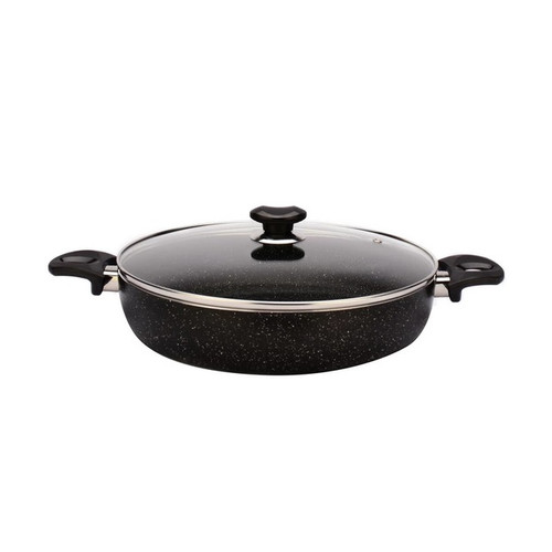 تابه دو دسته درب دار زرساب مدل ویولت سایز 32 VL232