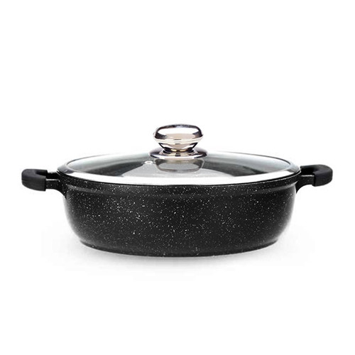 قابلمه کوتاه زرساب مدل گریپ سایز 28 RP428 مشکی