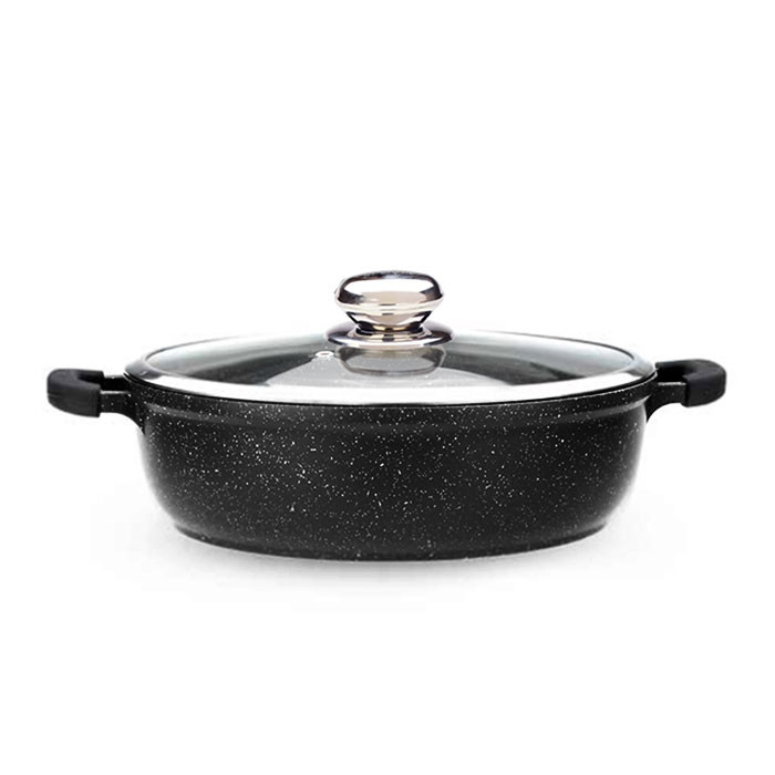 قابلمه کوتاه زرساب مدل گریپ سایز 28 RP428 مشکی