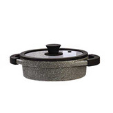 قابلمه کوتاه زرساب مدل منارک پلاس سایز 24 MP424 طوسی