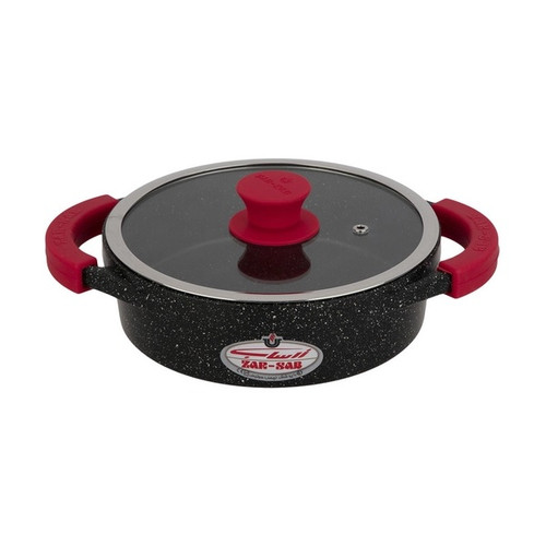 قابلمه کوتاه زرساب مدل منارک سایز 20 MK420 قرمز