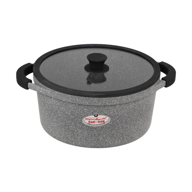 قابلمه زرساب مدل منارک پلاس سایز 28 MP428 طوسی