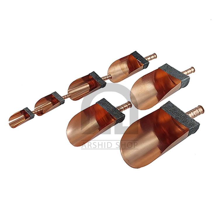 پیمانه های مسی طرح سرتاس مجموعه 7 عددی