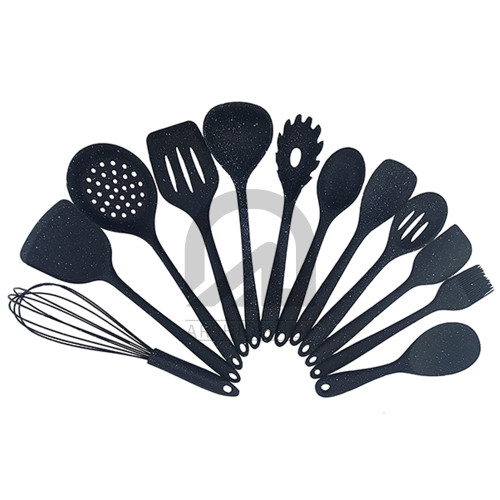 سرویس 12 پارچه کفگیر و ملاقه سلیکونی شنگیا مدل TC12