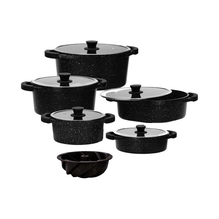 سرویس پخت و پز 11 پارچه زرساب مدل منارک پلاس کد MP8500